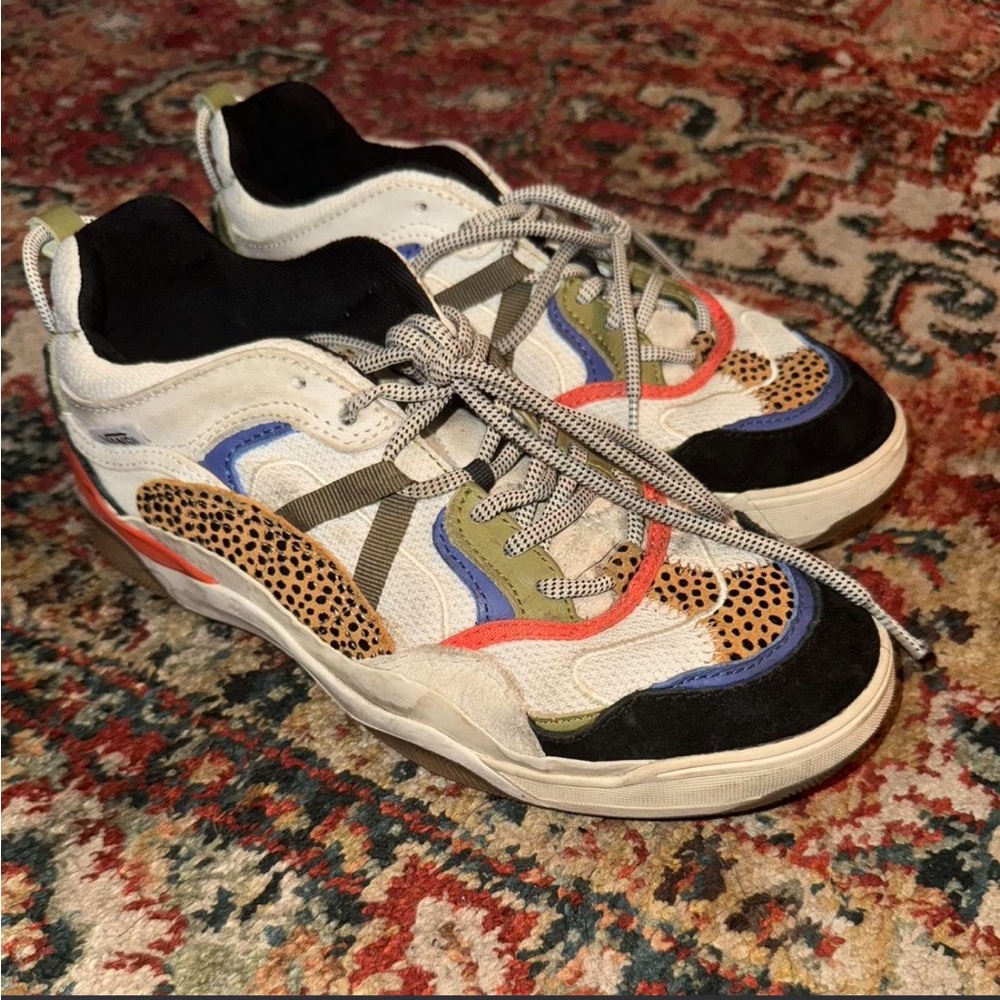 Vans Unisex Adult Varix WC Tiny Cheetah Spicy Orange Guacamole Trainers